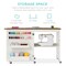 Best Choice Products Sewing Machine Table & Desk w/ Craft Storage and Trays